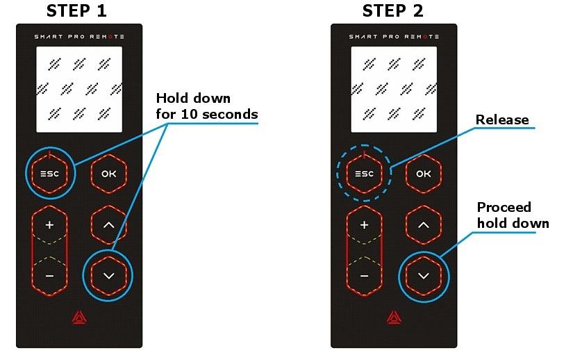 lasertag smart remote pro firmware update