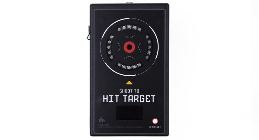 Lasert tag shooting range target device