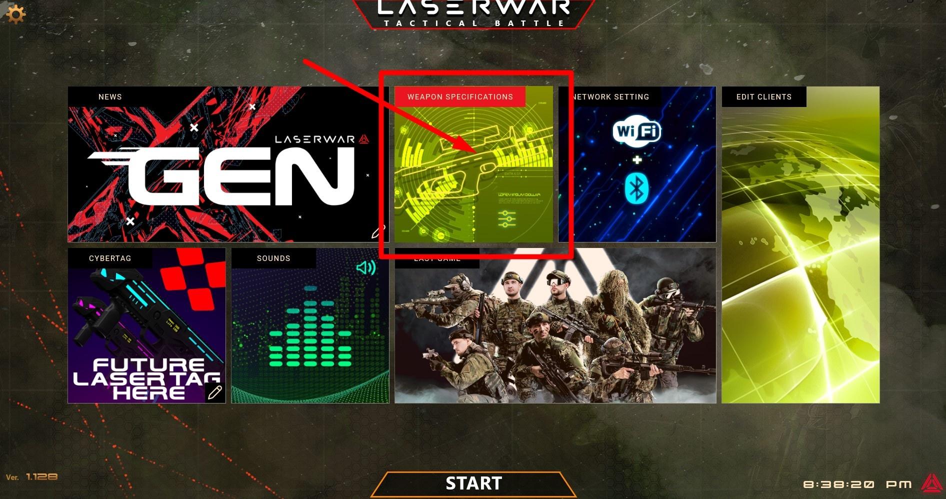 Laserwar Gun firmware update for X-generation