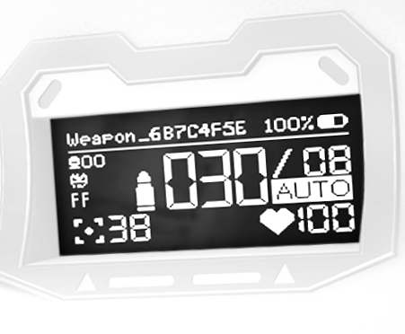 laser tag oled display