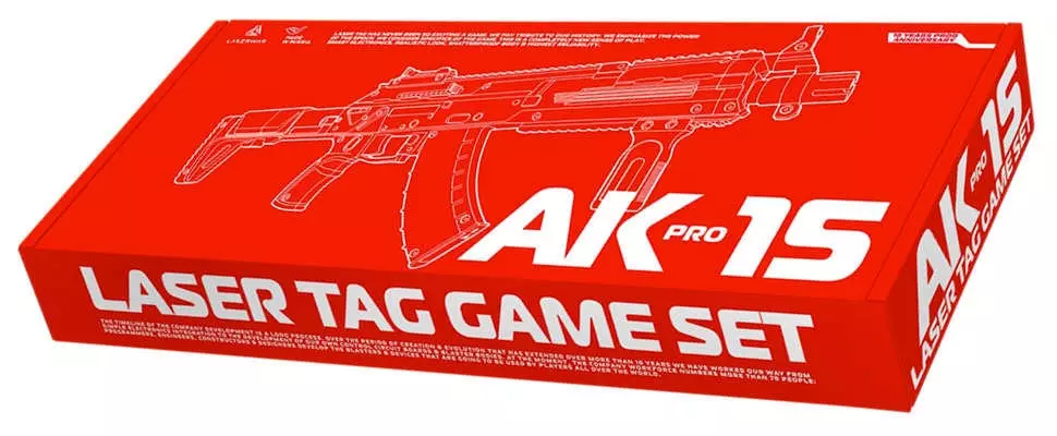 AK laser tag gun AK15 warrior box