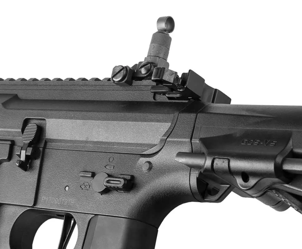 ARP9 lasertag smg reloading handle