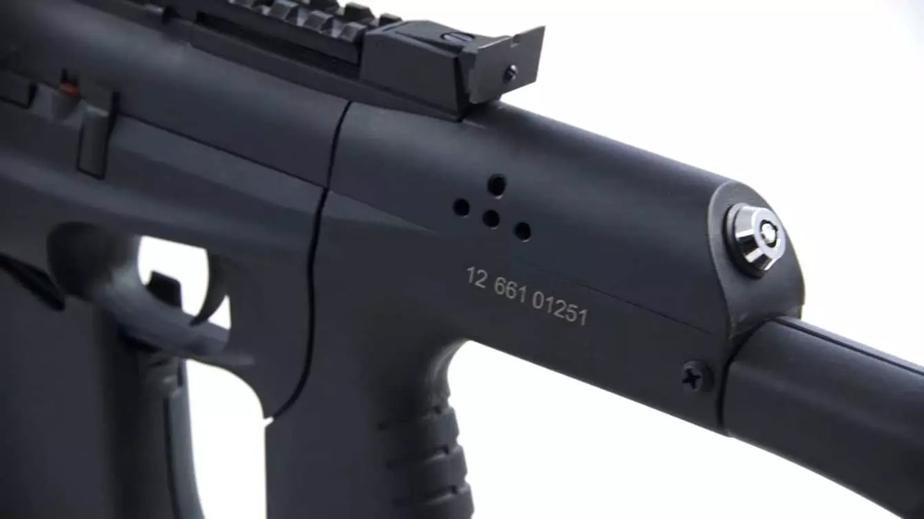 G MR 661 lasertag submachine gun activation