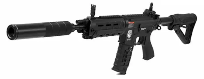 GR4 G26 laser tag assault gun front look