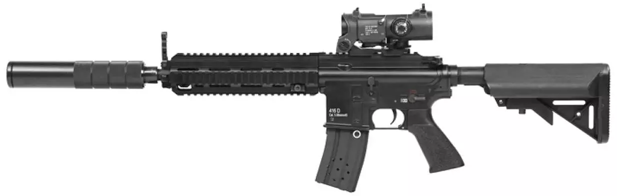 HK 416 laser tag original rifle left