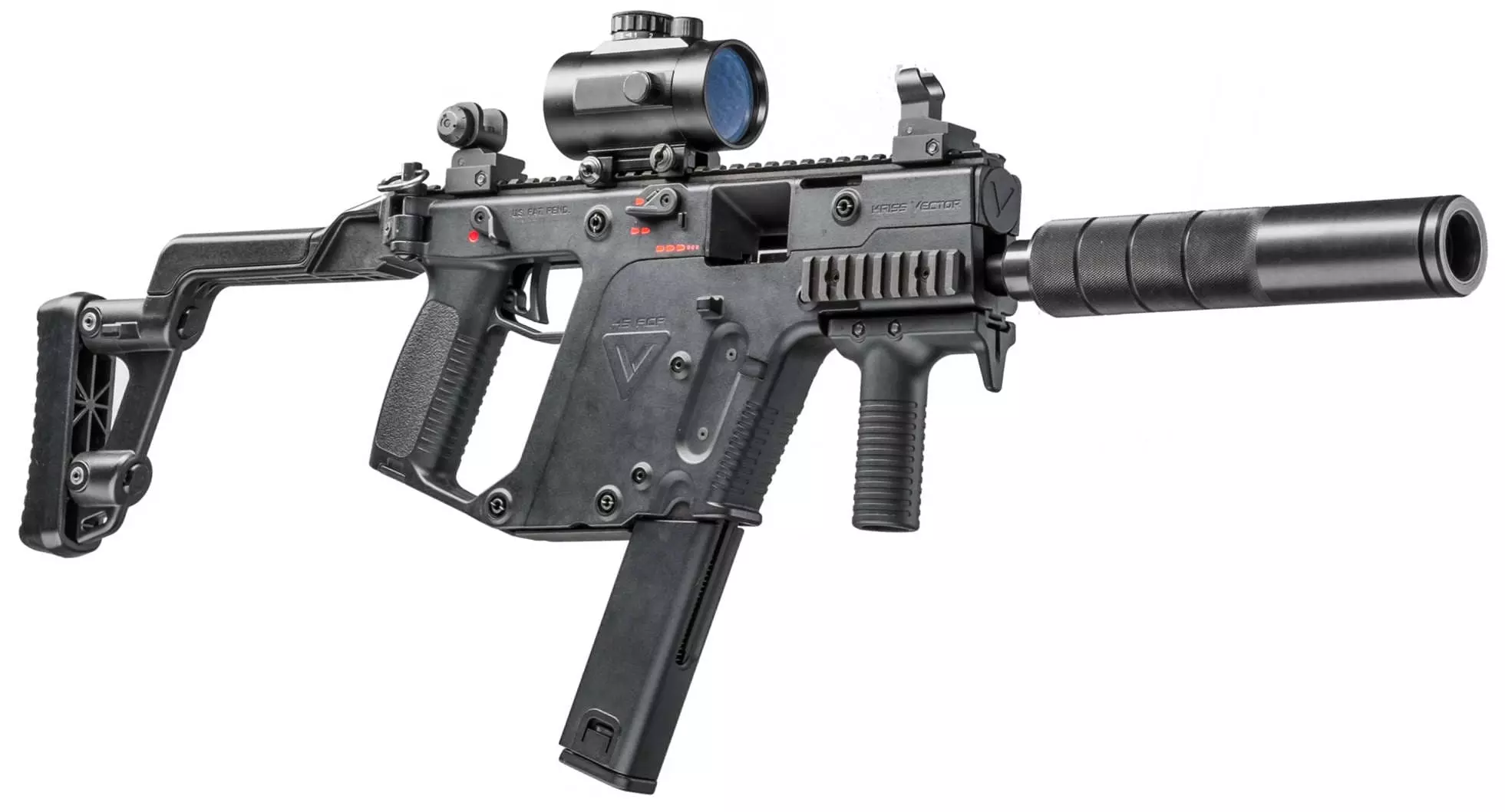 Kriss Vector laser tag SMG red-dot sight