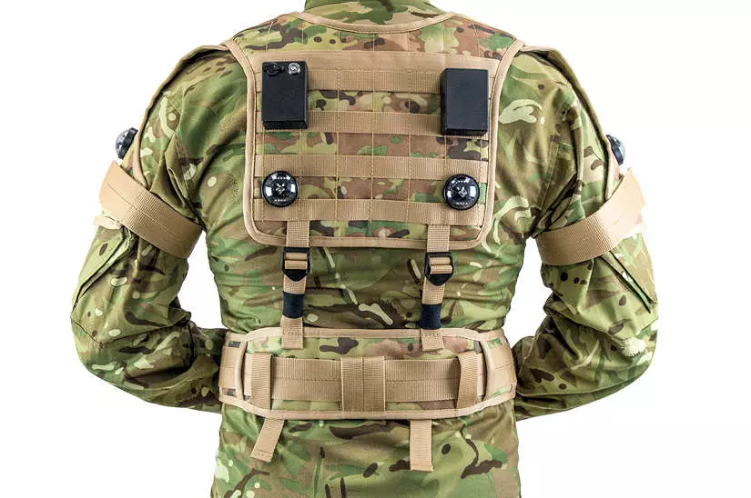 Tactical Laser tag vest for military simulation (back side)