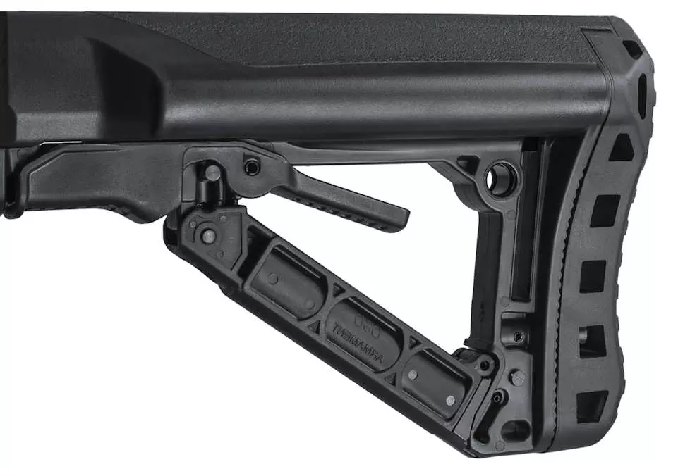 M4 laser tag rifle collapsible buttstock