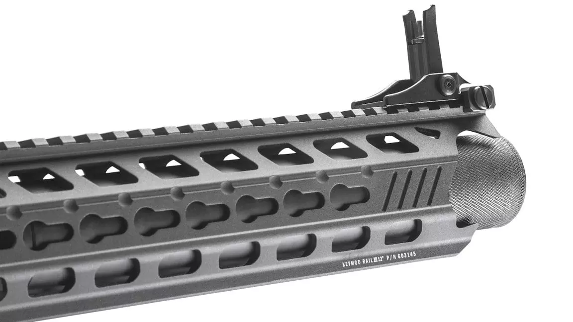 M4 laser tag rifle handguard with long RIS