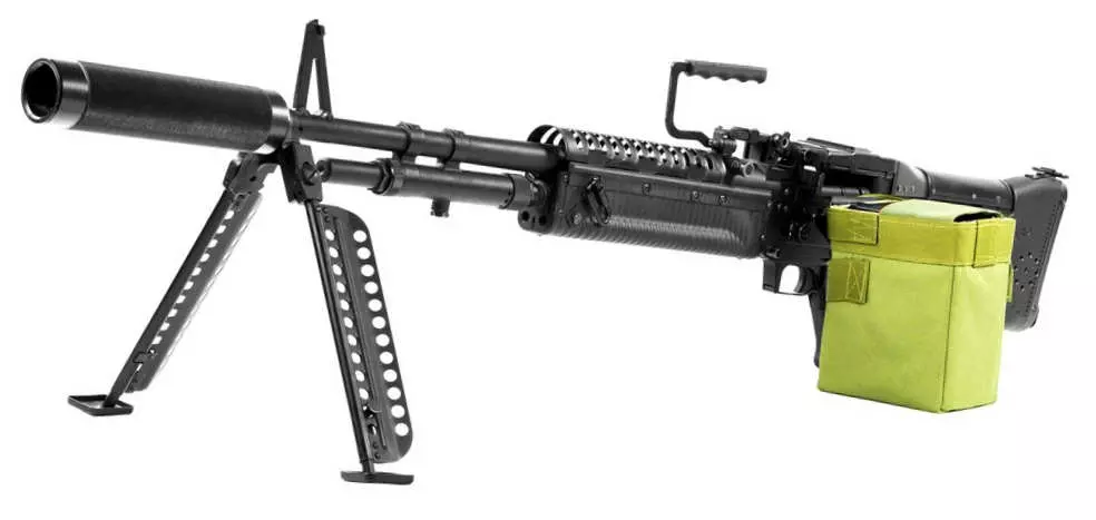 M60 laser tag machine gun side