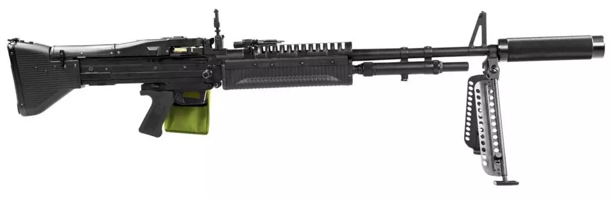 M60 laser tag machine gun right side