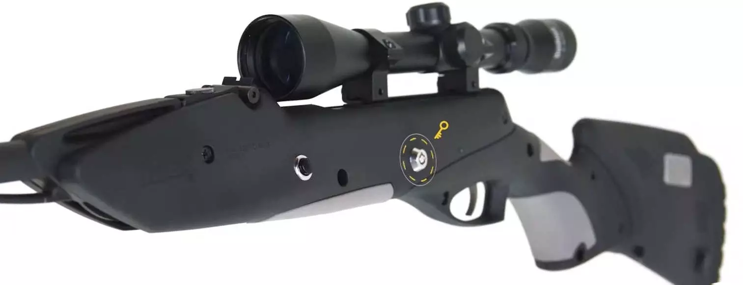 MR 512 laser tag sniper rifle activation