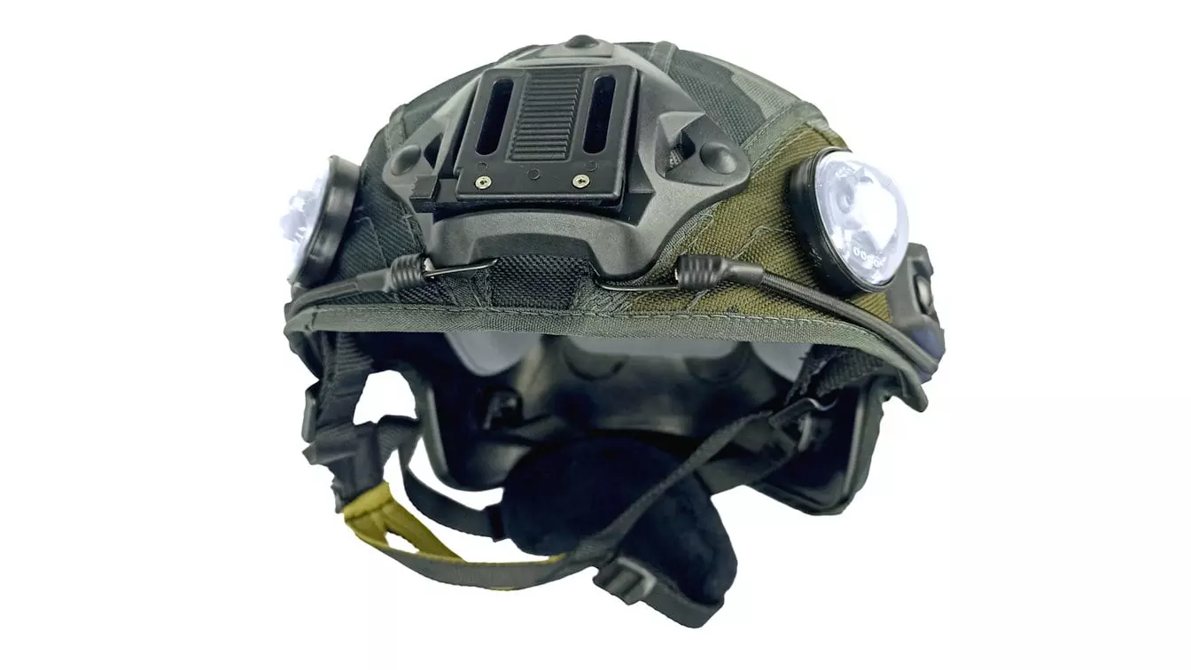 Ops Core laser tag helmet front look