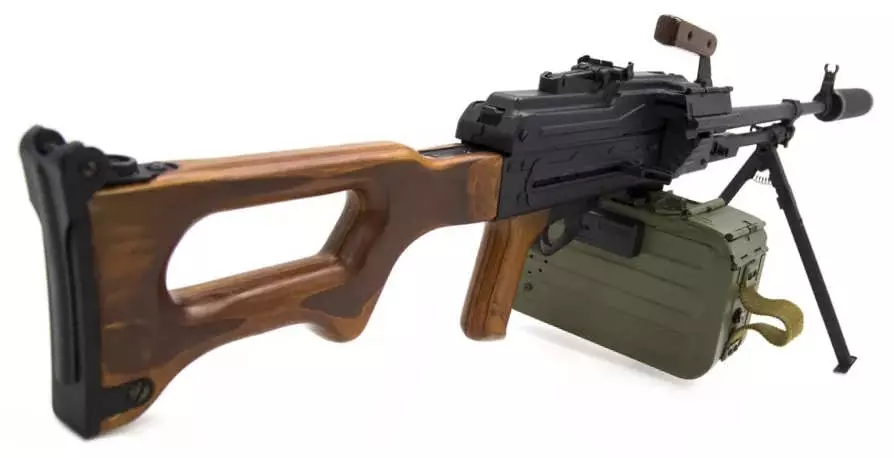 PKM w Kalashnikov machine gun laser tag back