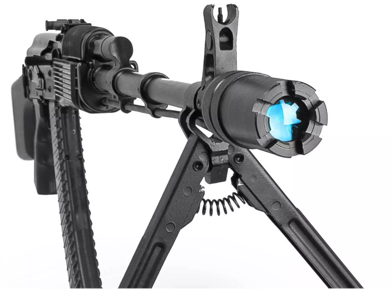 Kalashnikov machine gun for  laser tag with parallax optics