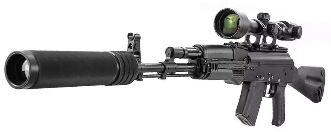 SVK Sniper Kalashnikov rifle lasertag optics
