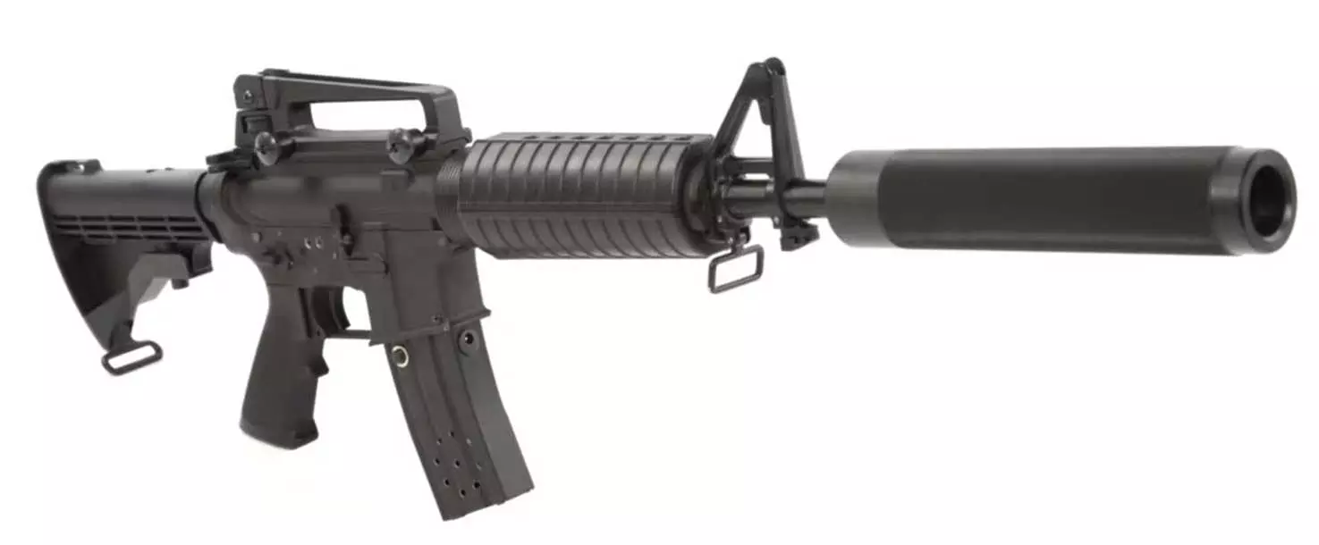 Skat M4 laser tag gun front look