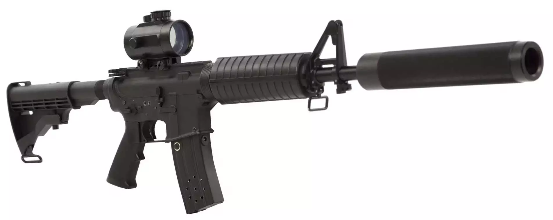 Skat M4 laser tag gun with red dot sight