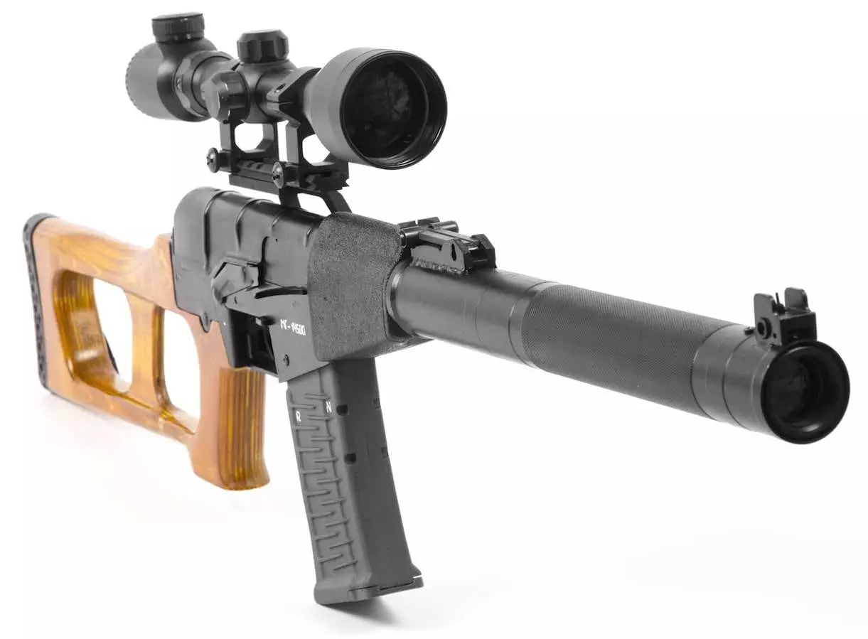 VSS Vintorez lasertag sniper gun optical system