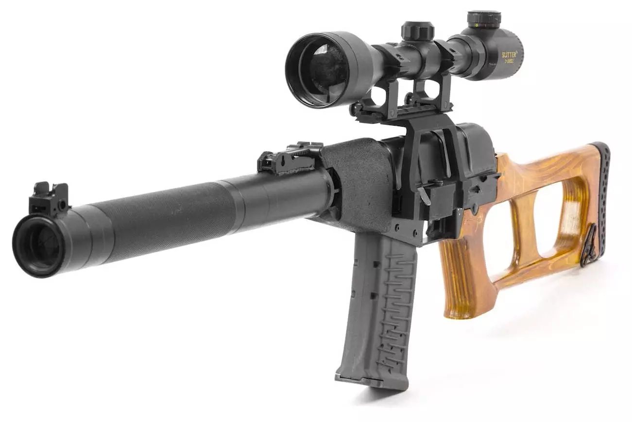 VSS Vintorez lasertag sniper gun front look