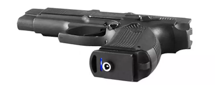 Yarygin laser tag handgun charging socket