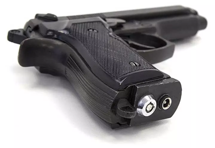 beretta 92 handgun laser tag charging socket