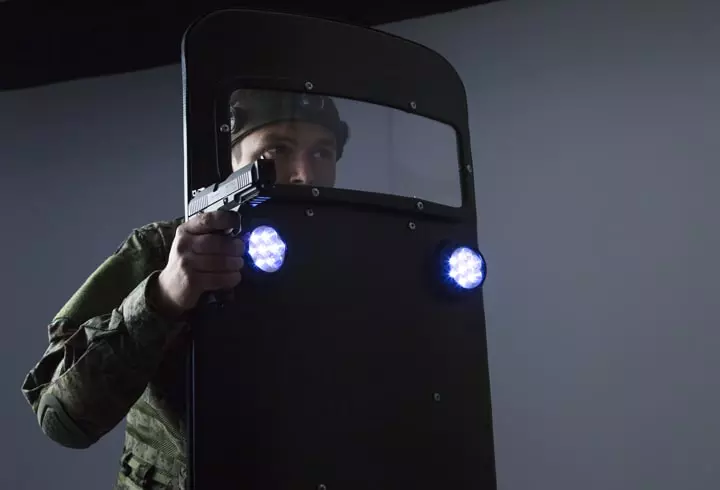 How to use laser tag tactical shield