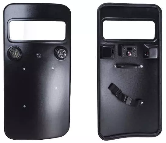 Two tactical shields for laser tag games
