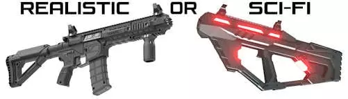 Laser tag base set recommended guns