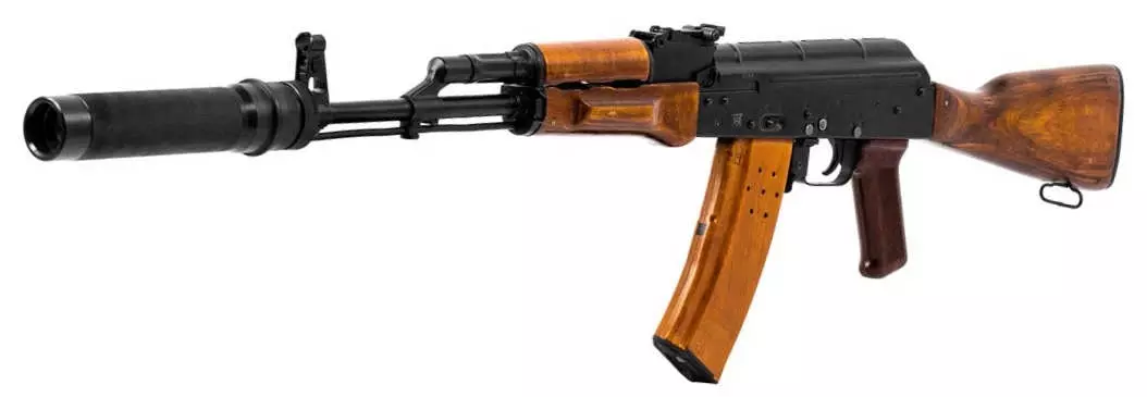 laser tag AK47 from the left and front