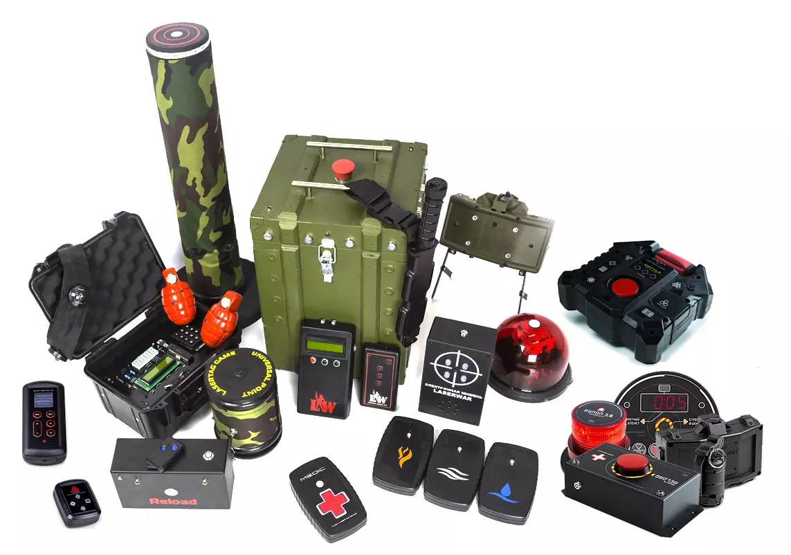 Laser tag player equipment - additional gear 