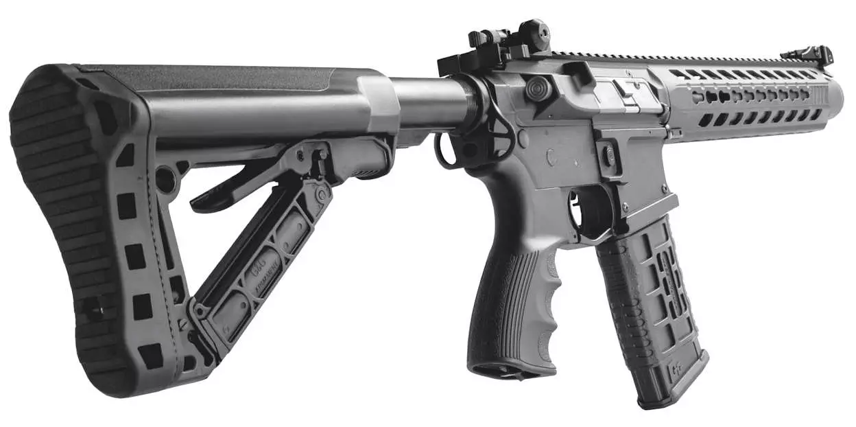 Laser Tag M4 cobra rifle back look