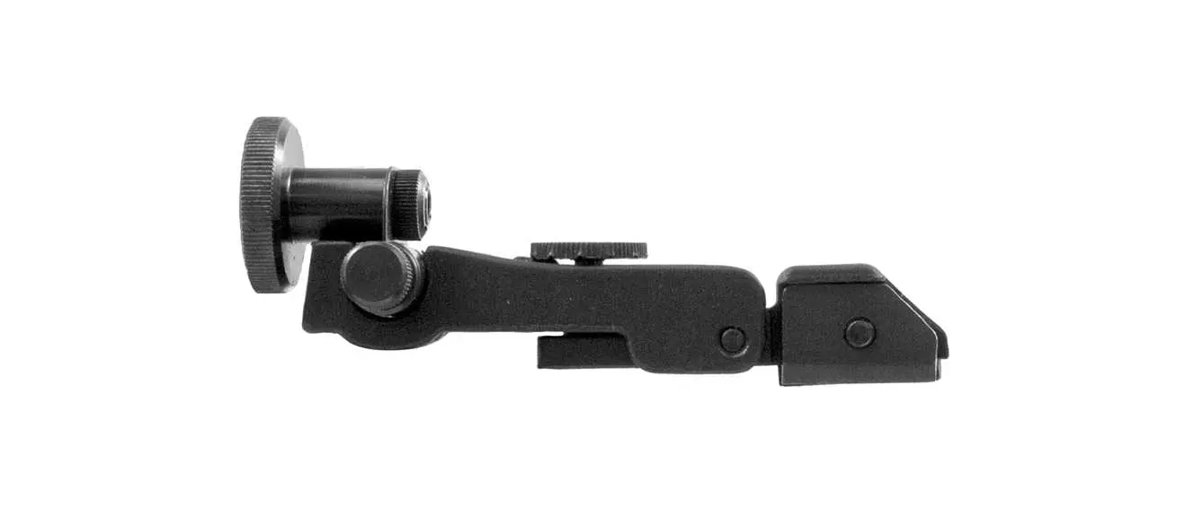 Electronic biathlon shooting range gun sight.