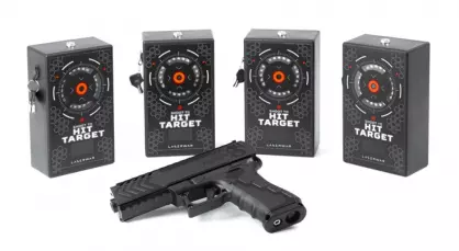 Laser tag shooting range package