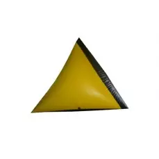 Small Pyramide inflatable obstacle for paintball tournaments 