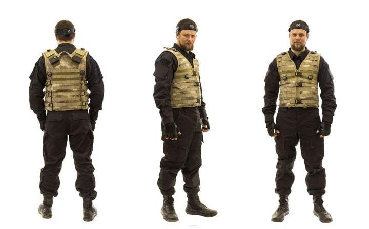 laserwar tactical vest on player