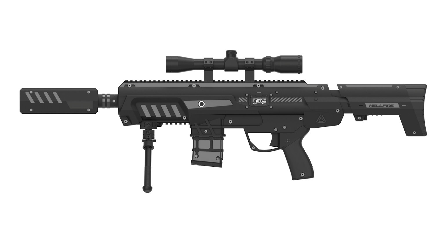 HellFire laser tag sniper gun  