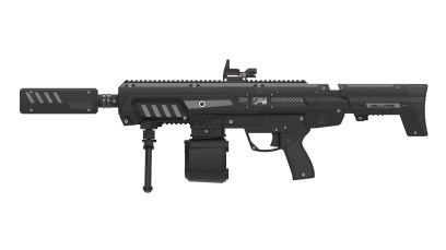 HellFire laser tag machine gun